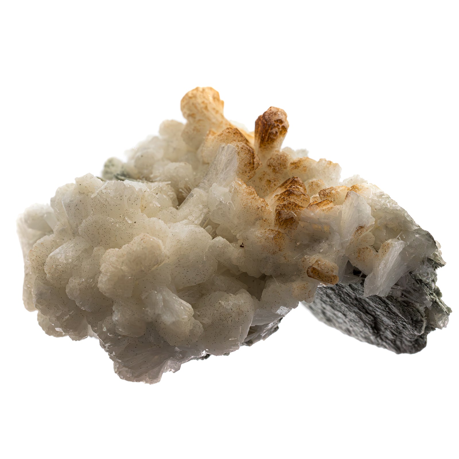 Stilbite - Scolecite - pierre brute - Mont-Blanc Italie - CRISTAL SOURCES