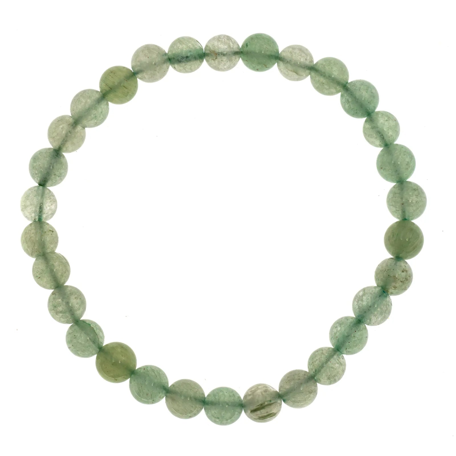 Bracelet Aventurine perle ronde 6mm  - CRISTAL SOURCES