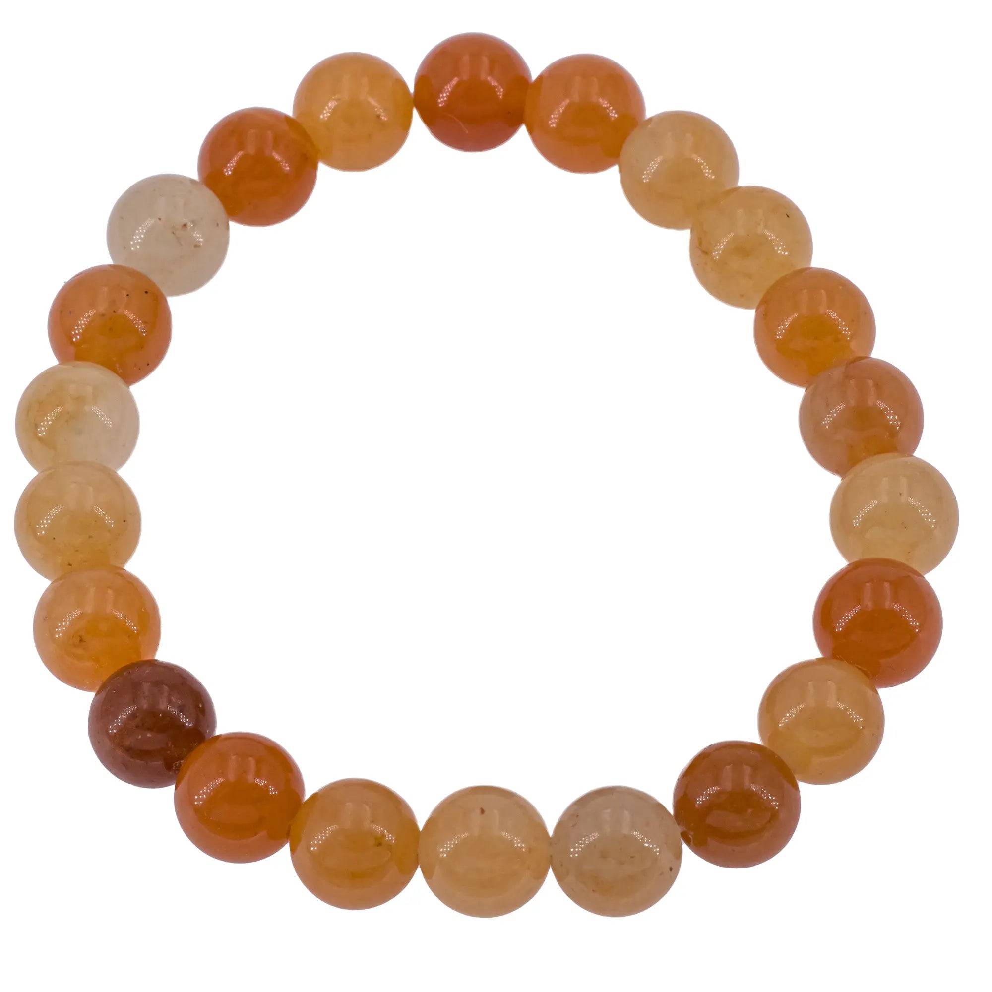 Bracelet Aventurine brune perle ronde 8mm  - CRISTAL SOURCES