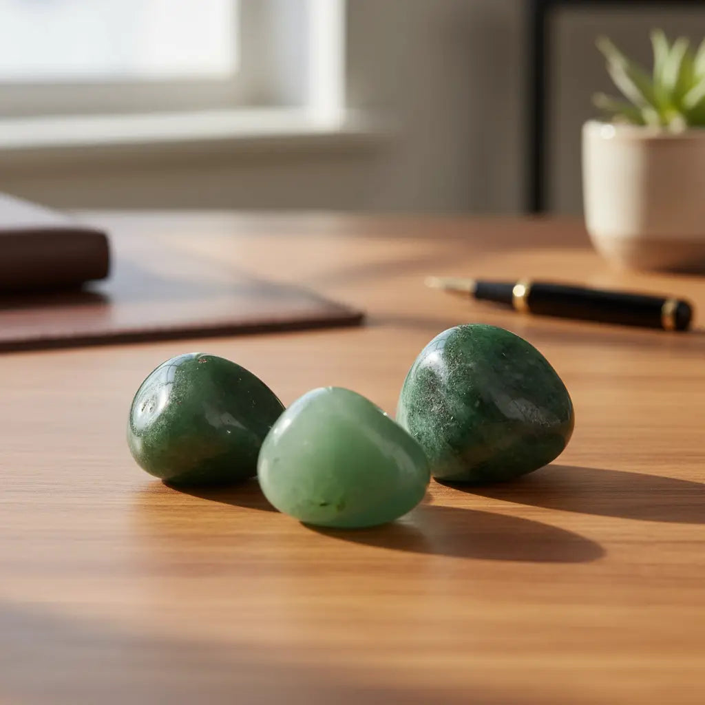 Pierre roulée Aventurine verte - Inde - 2 à 2.5 cm - Pierre roulée - CRISTAL SOURCES