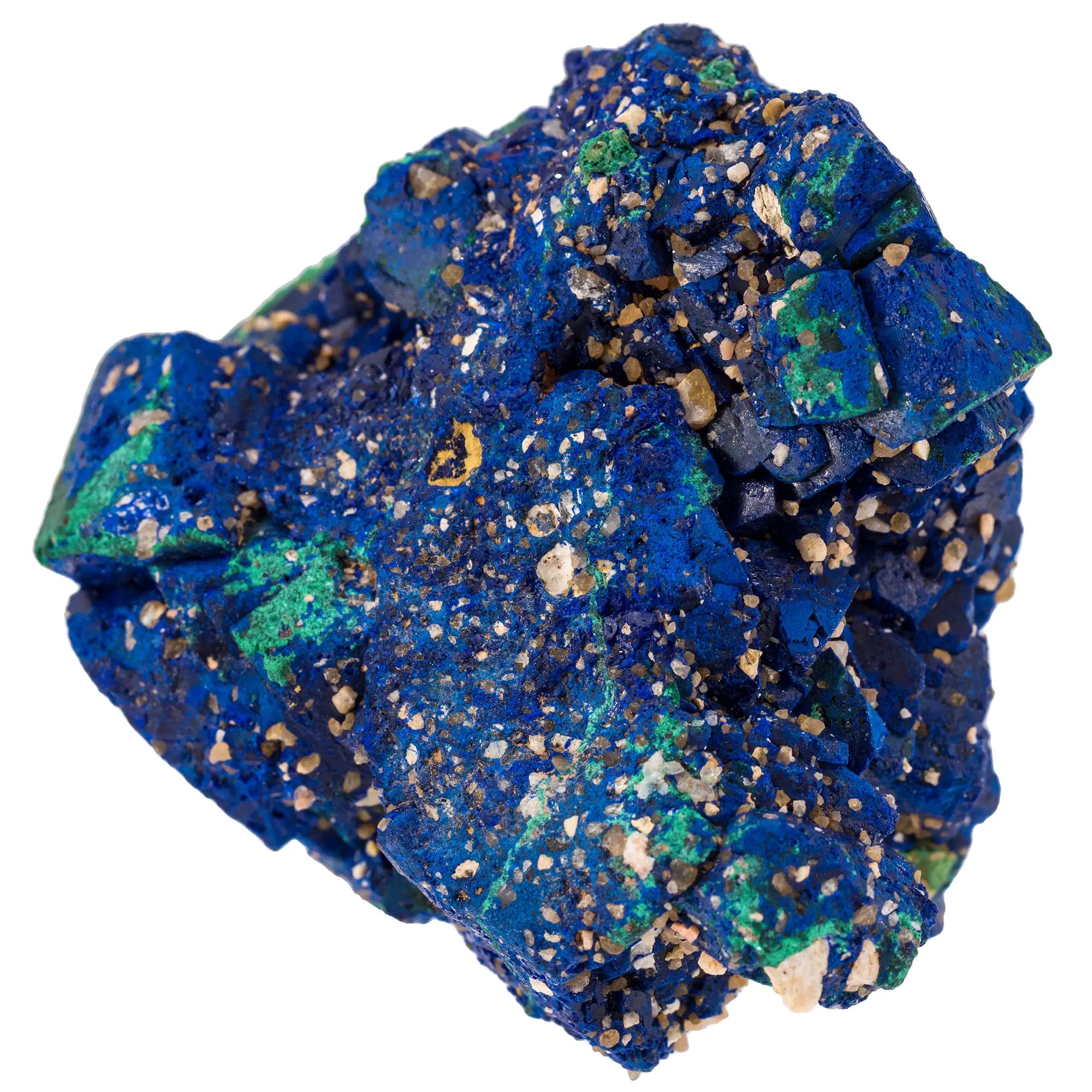 Azurite malachite cuprite - pierre brute - CRISTAL SOURCES