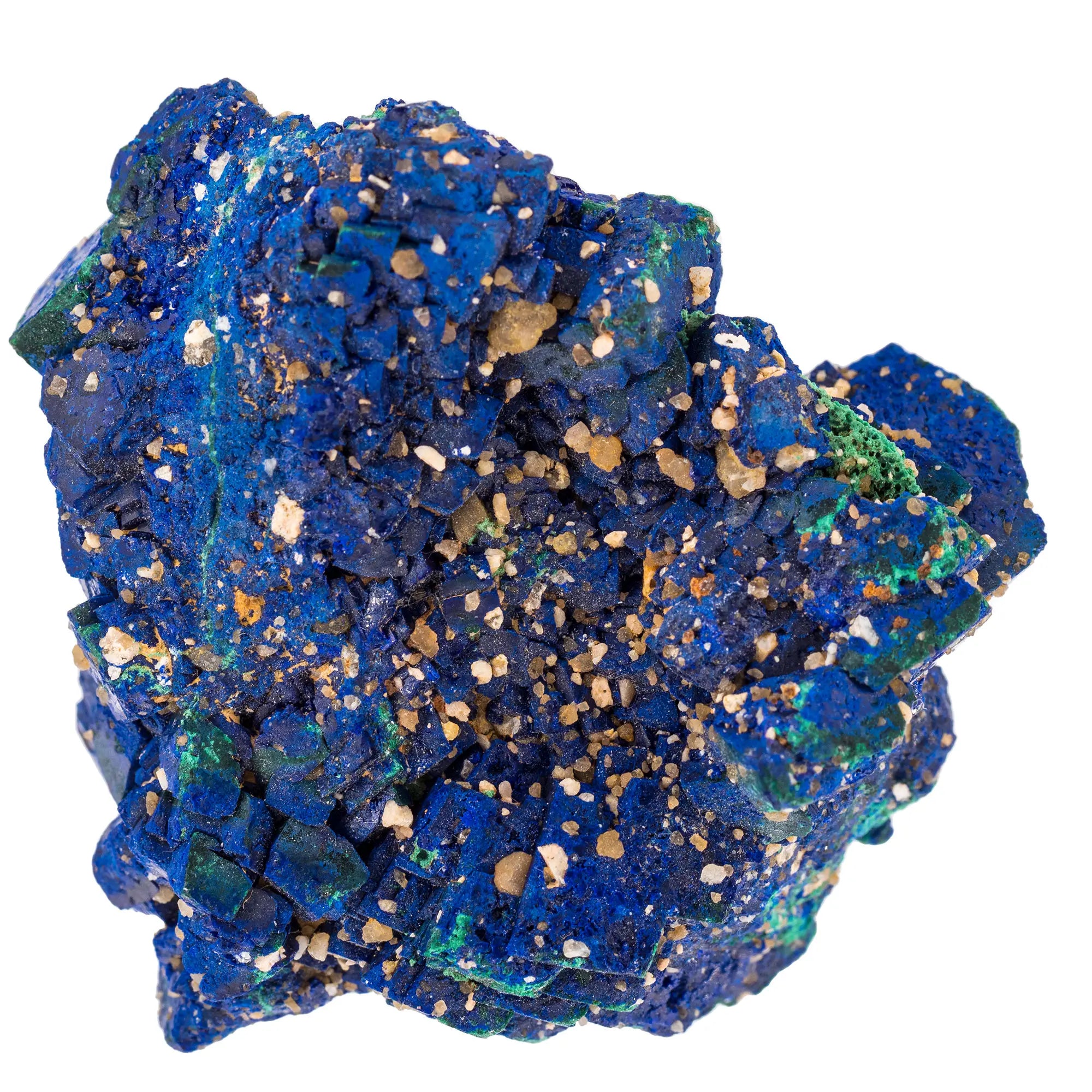 Azurite malachite cuprite - pierre brute - CRISTAL SOURCES