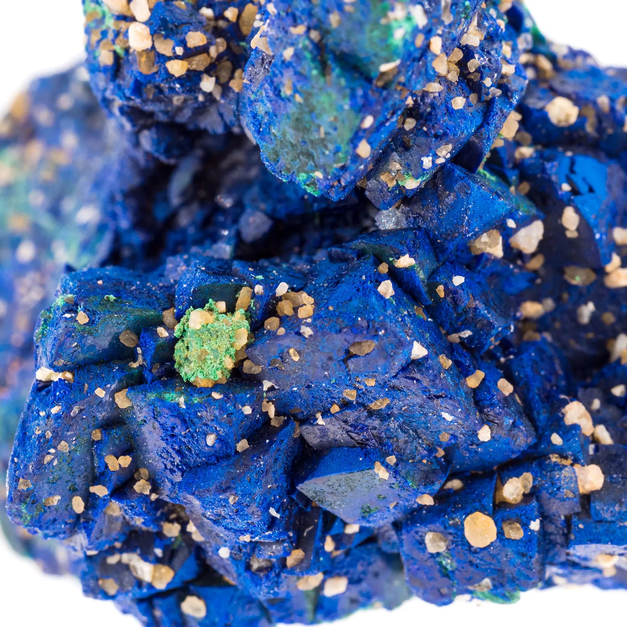 Azurite malachite cuprite - pierre brute - CRISTAL SOURCES