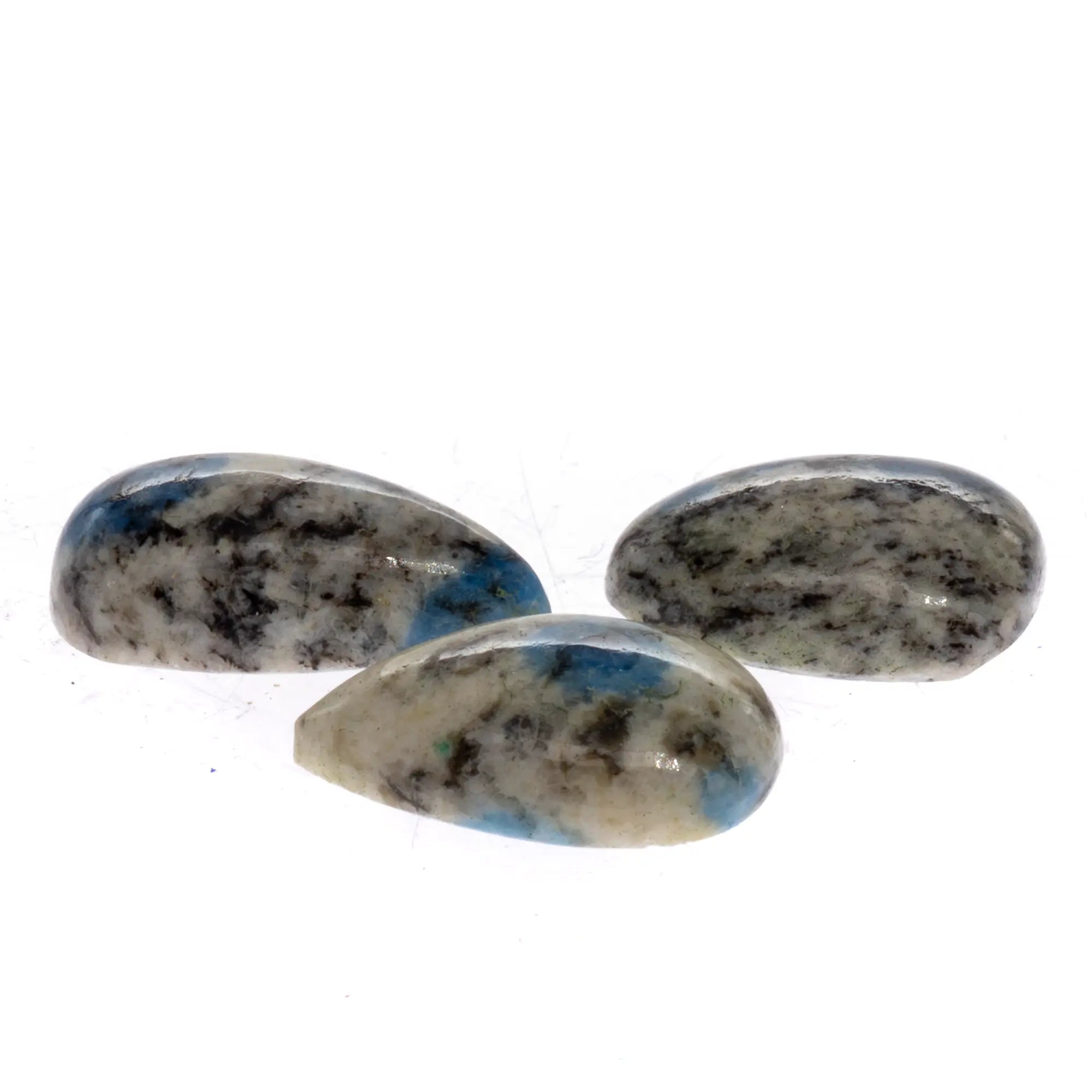 Cabochon goutte en Azurite - K2 Pakistan - 1.5 à 2 cm