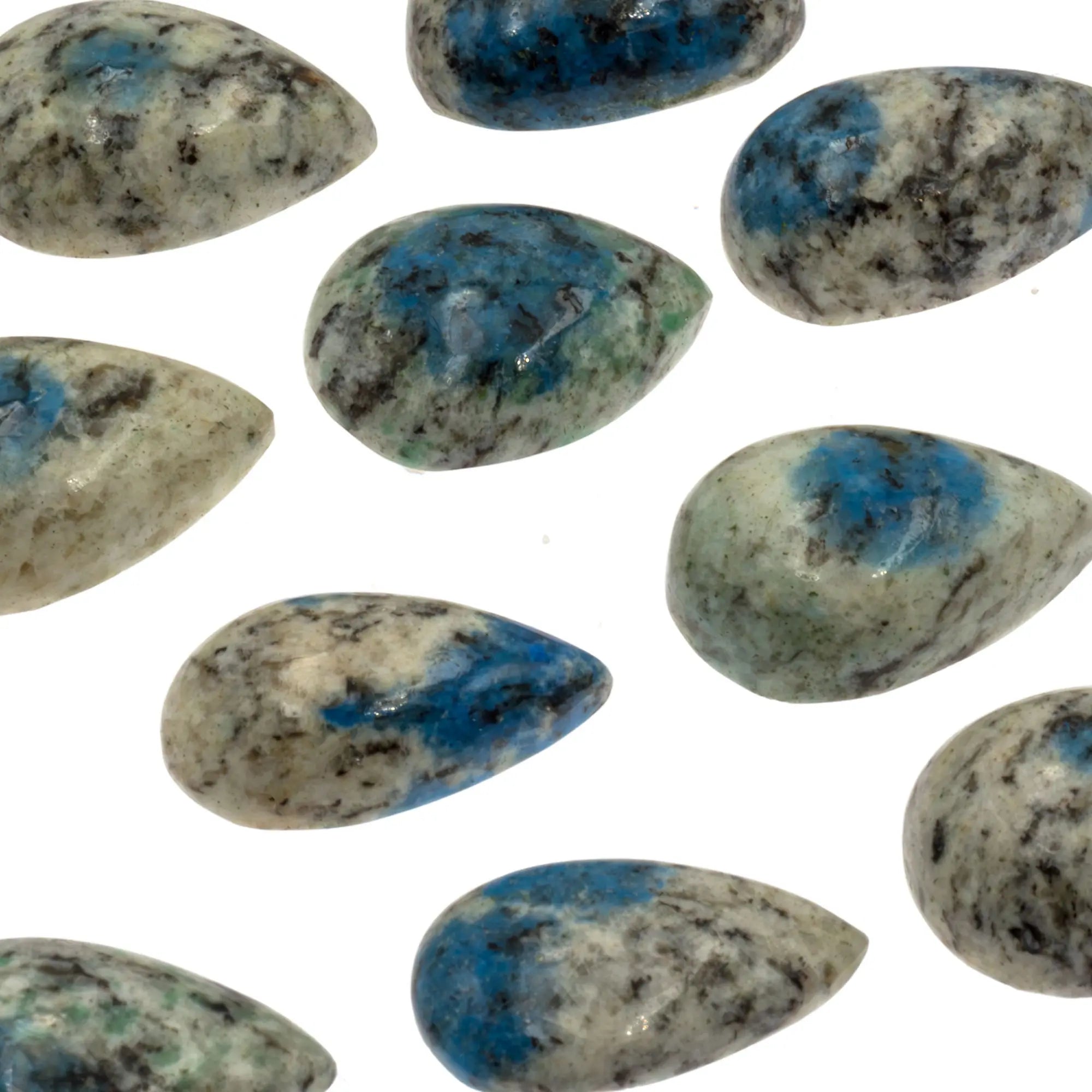 Cabochon - Azurite - goutte  - CRISTAL SOURCES