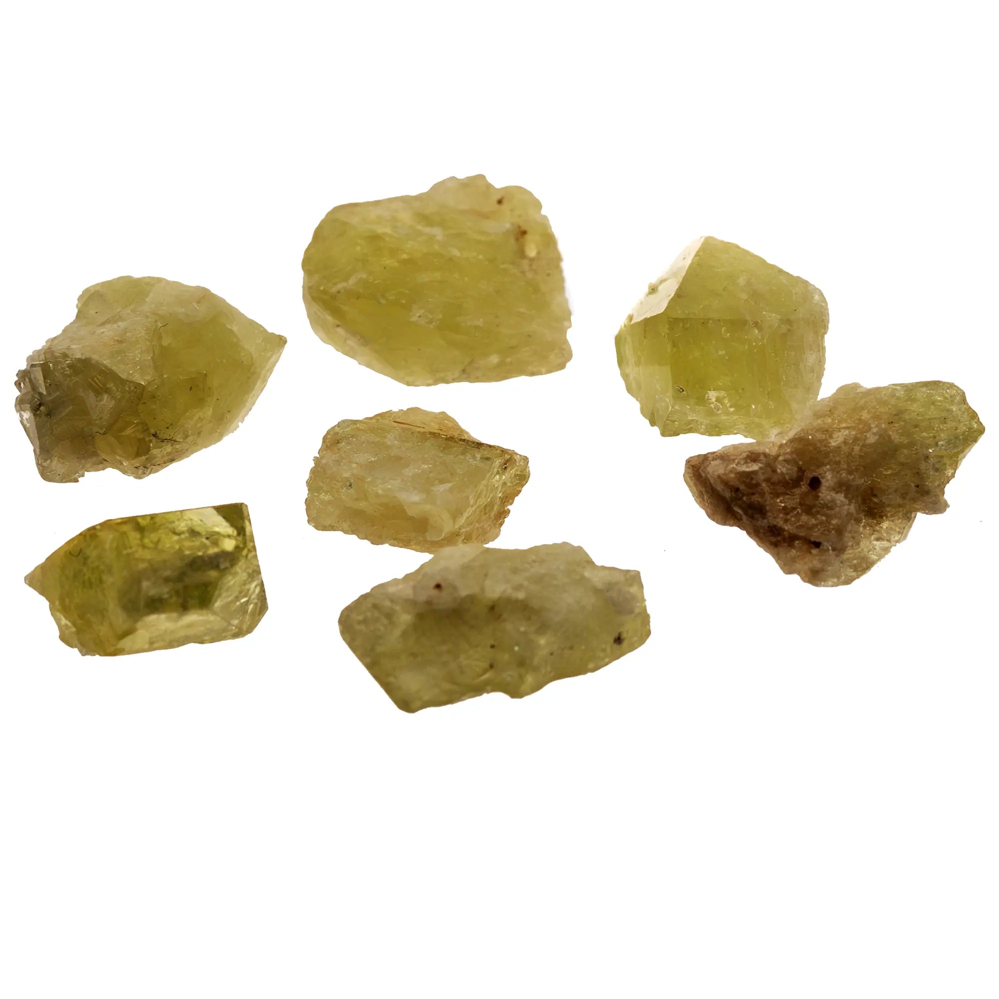 Brazilianite petit cristal brut - Brésil - 1 à 2 cm