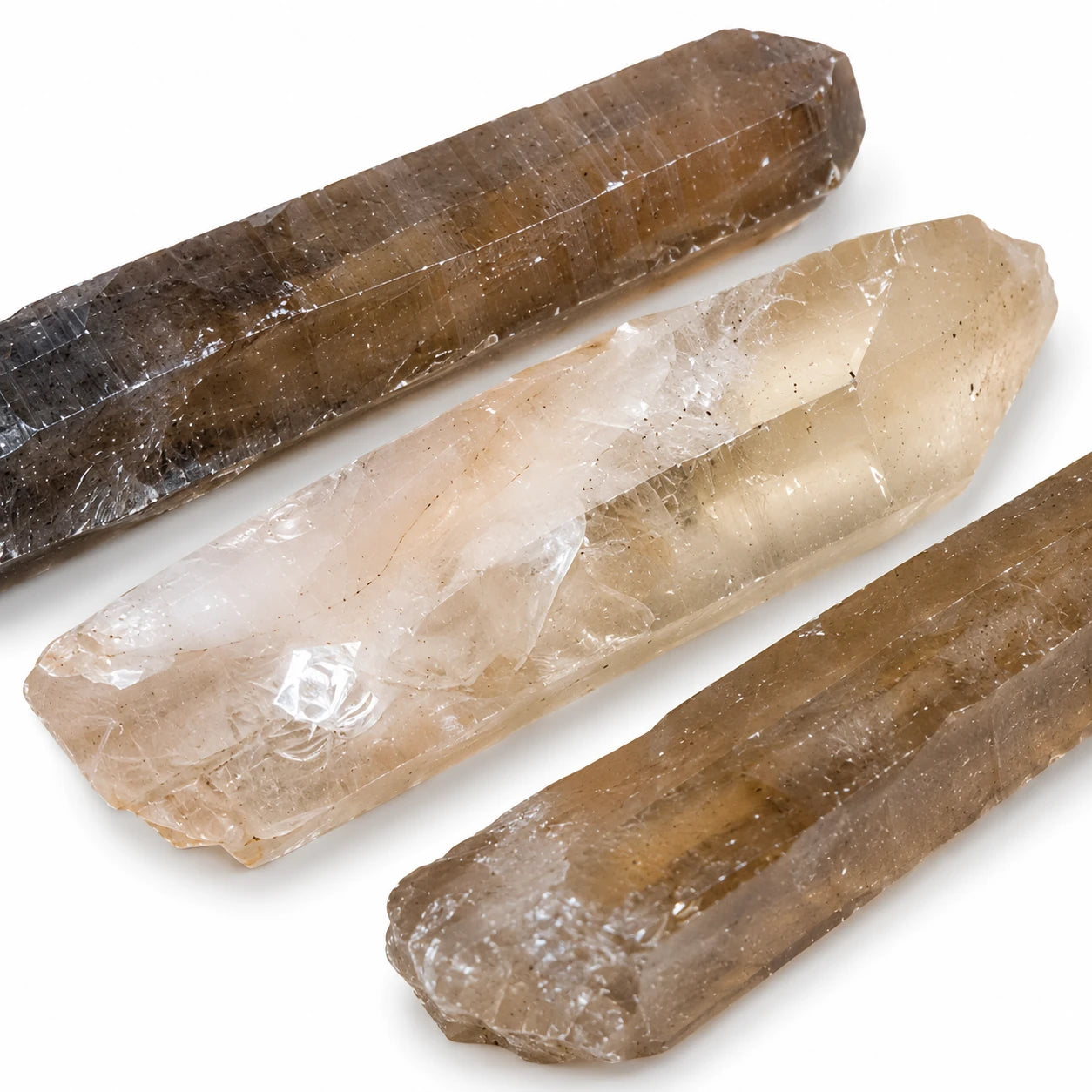 Cristaux bruts de citrine véritable de Madagascar