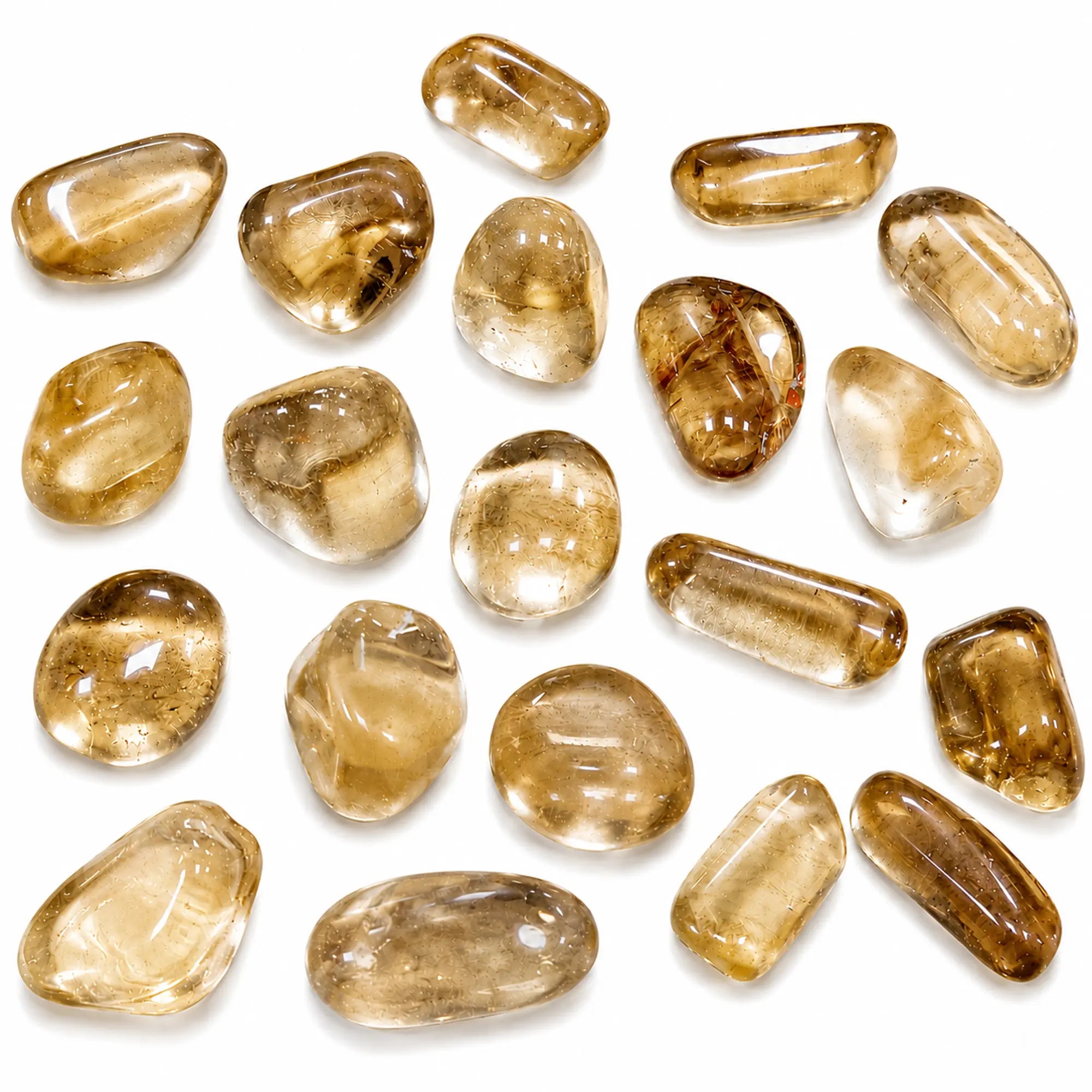 Citrine véritable roulée du Brésil