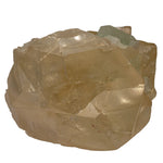 calcite dorée apophyllite verte stilbite speciment nature