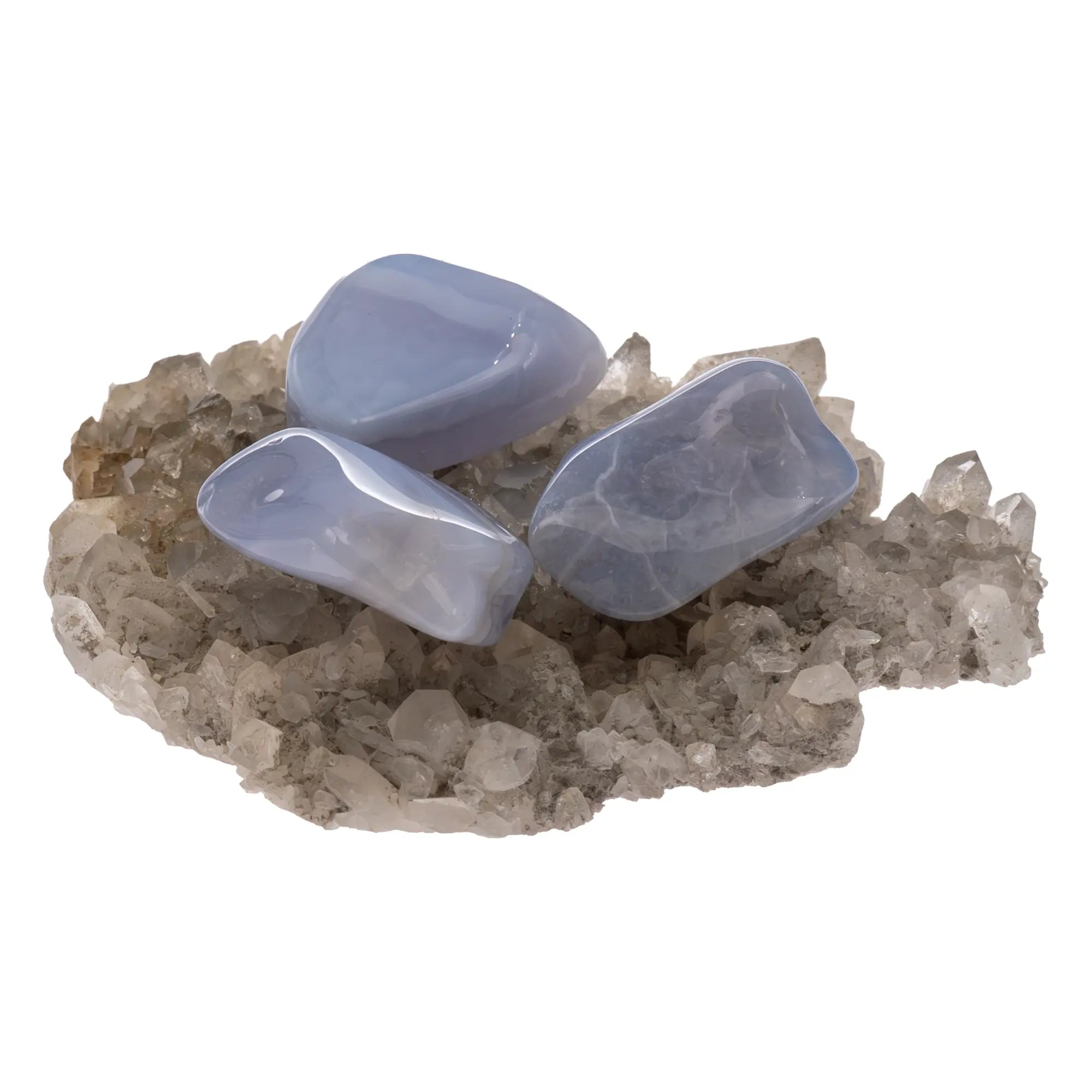 Pierre roulée - Calcédoine - Namibie - 2 à 3 cm - Pierre roulée - CRISTAL SOURCES