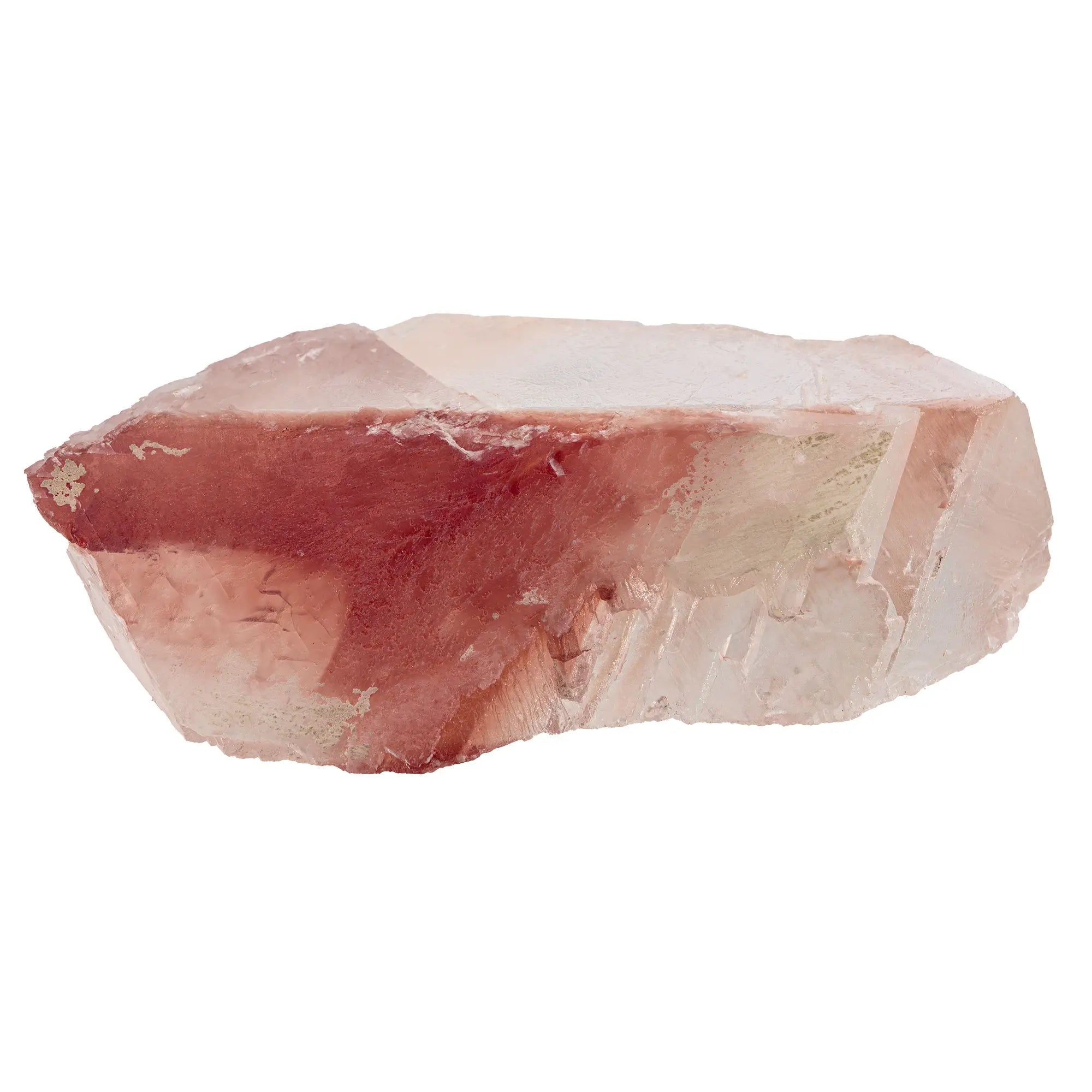 Calcite optique rouge - pierre brute - 1.05kg - CRISTAL SOURCES