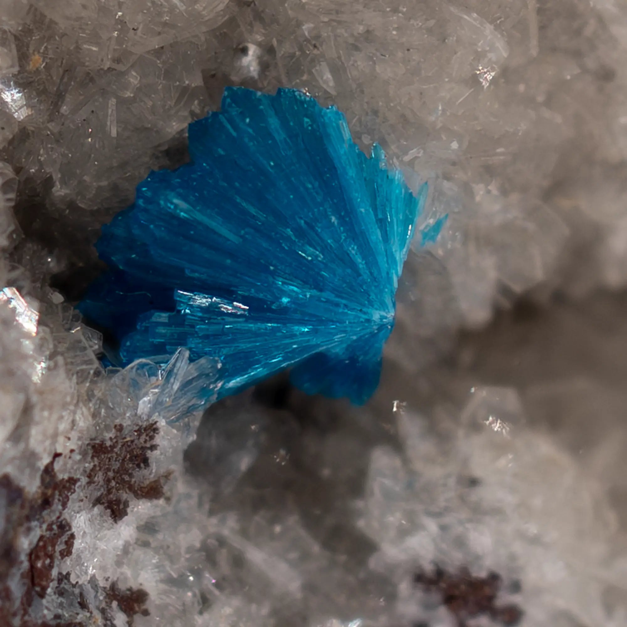 Cavansite - Stilbite - pierre brute naturelle - Inde