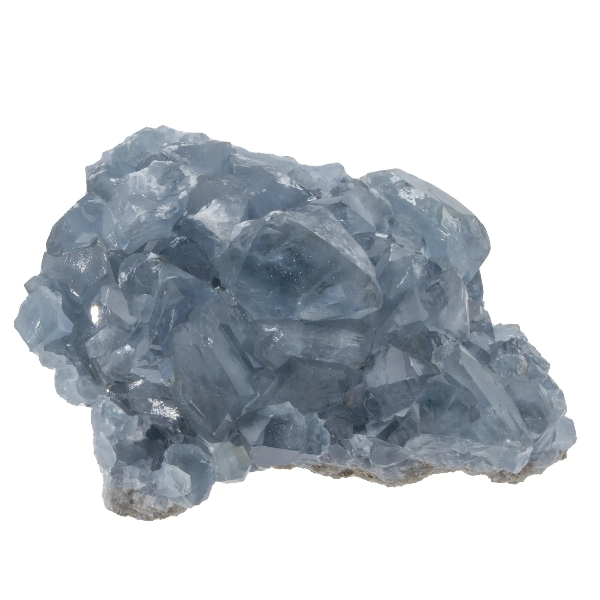 Œuf En Cristal De Célestite Brut - 60-75 Mm - Pierre Naturelle Pour Décoration, Méditation Ou Feng Shui