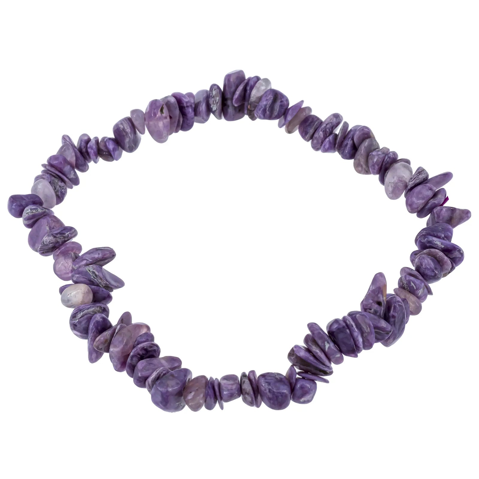 Bracelet Charoïte perle baroque  - CRISTAL SOURCES