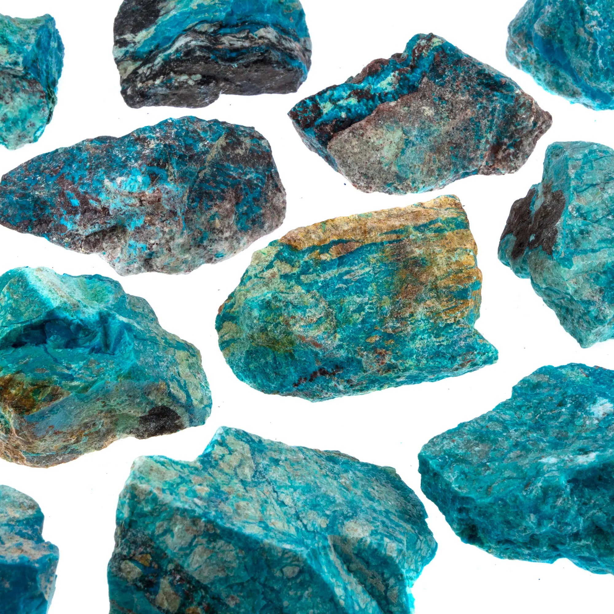 Chrysocolle brute - CRISTAL SOURCES