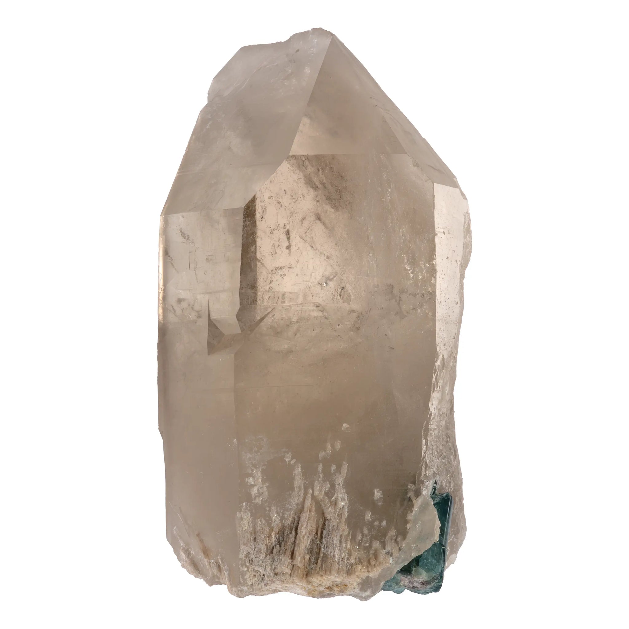 Tourmaline bleue sur Citrine - Barra do Salinas - 402 gr