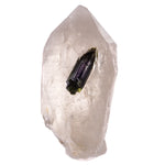 Gros cristal de citrine claire avec tourmaline verte fibreuse  – Barra do Salinas, Brésil