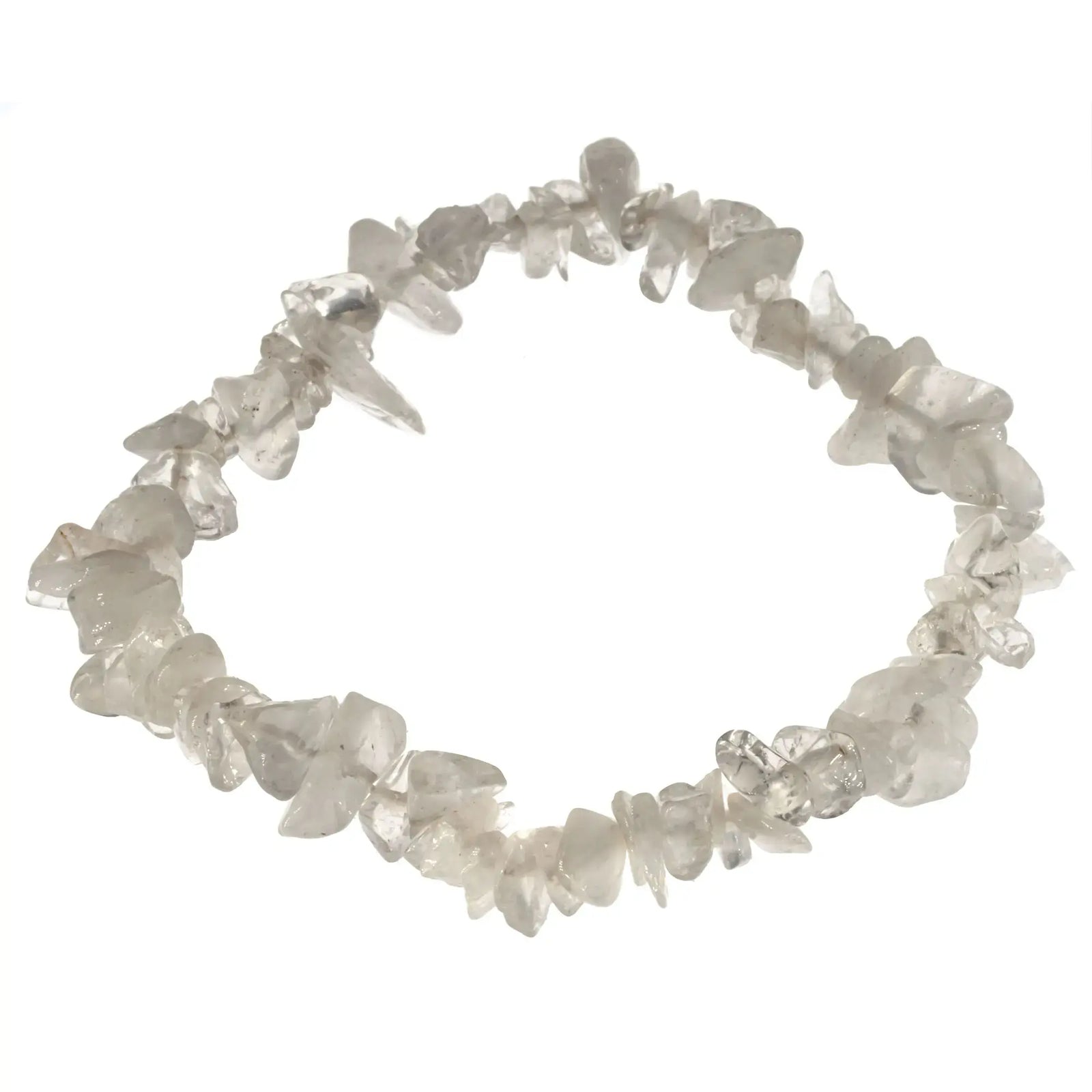 Bracelet Cristal de roche perle baroque  - CRISTAL SOURCES