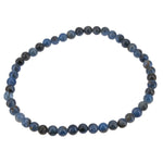 Bracelet Cyanite perle ronde 4 mm  - CRISTAL SOURCES