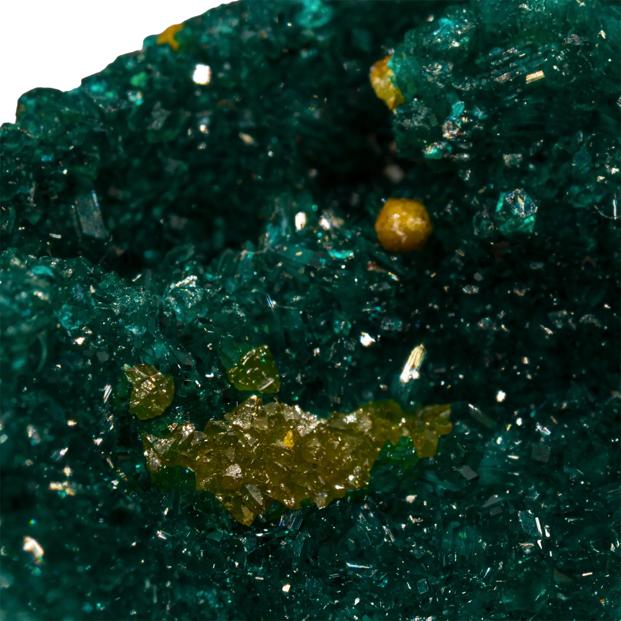 Dioptase - Mimétite - pierre brute - 3,6 cm - Congo - Brute - CRISTAL SOURCES