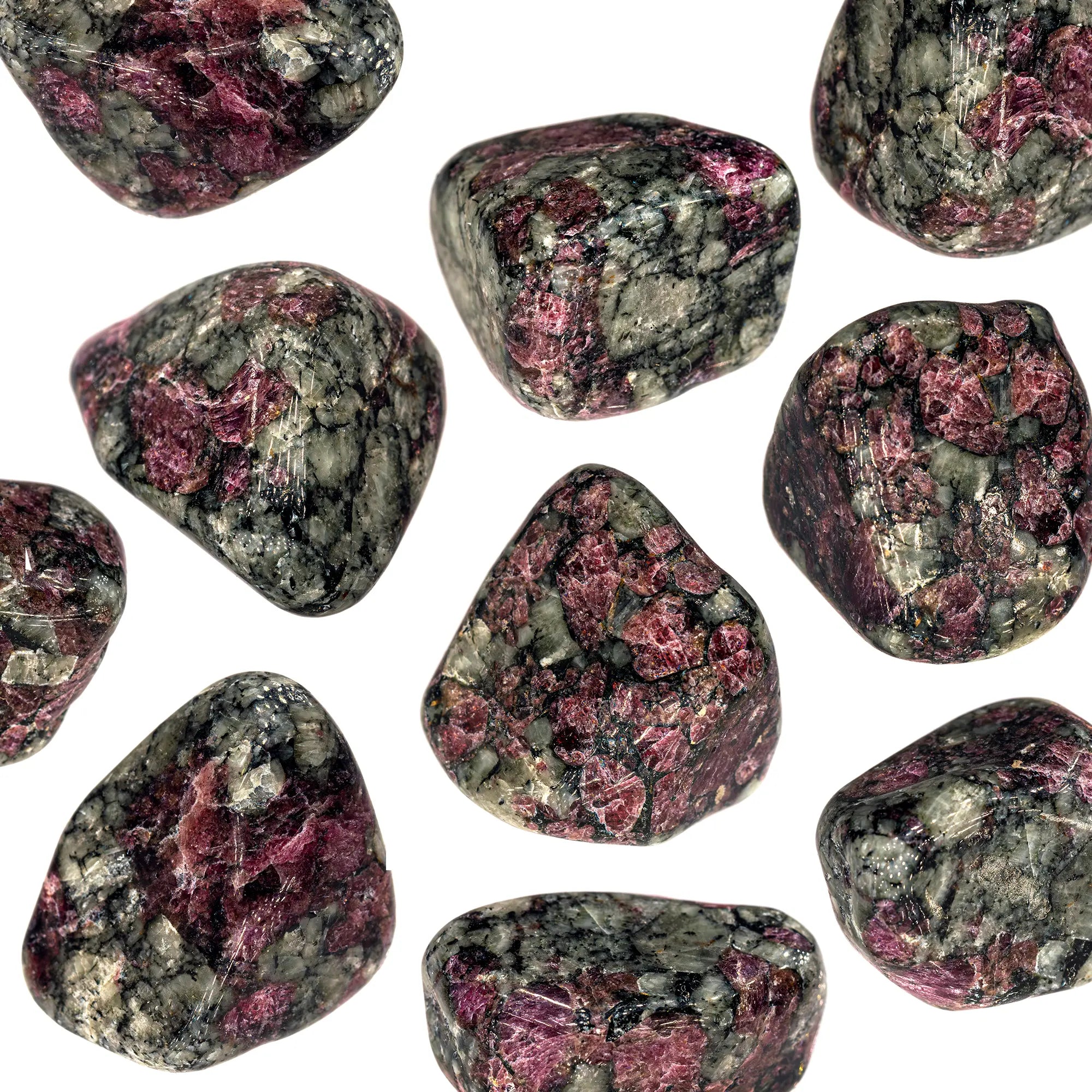 Pierre roulée - Eudialyte - Russie - 2 à 3 cm - CRISTAL SOURCES