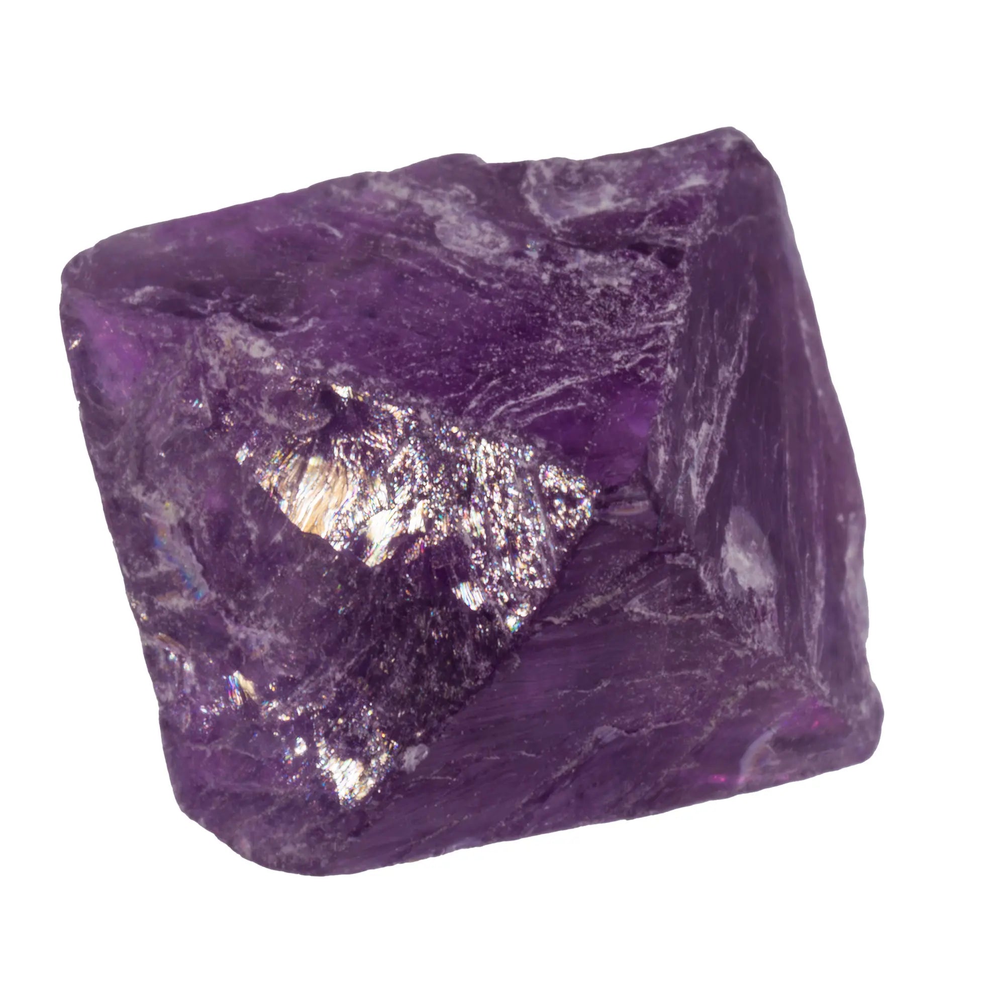 Fluorite violette - octaèdre brut - CRISTAL SOURCES