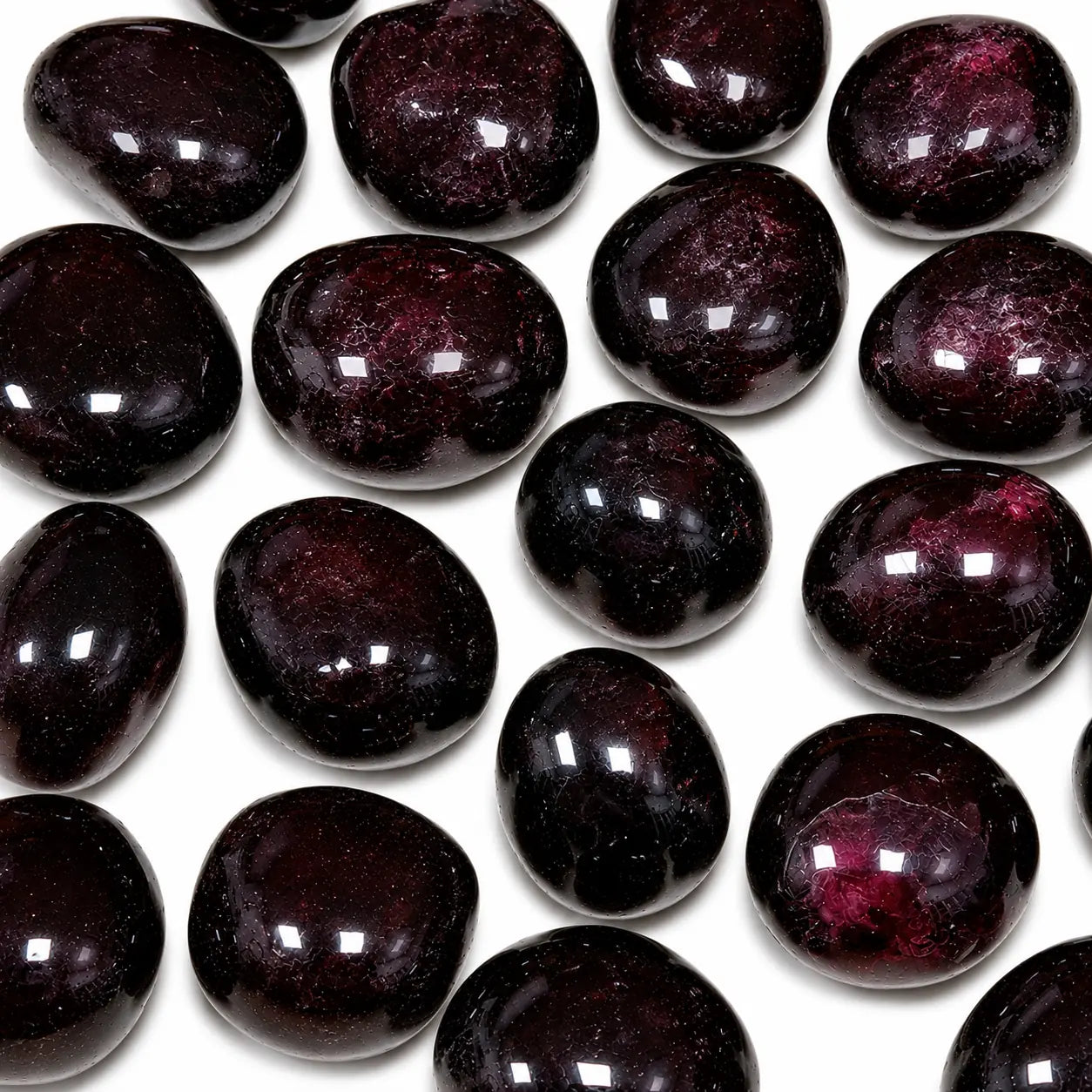Pierre roulée Grenat almandin rouge d'Inde