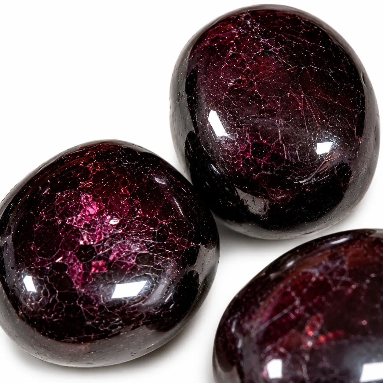 Grenat rouge roulé à porter dans la poche ou à poser chez soi