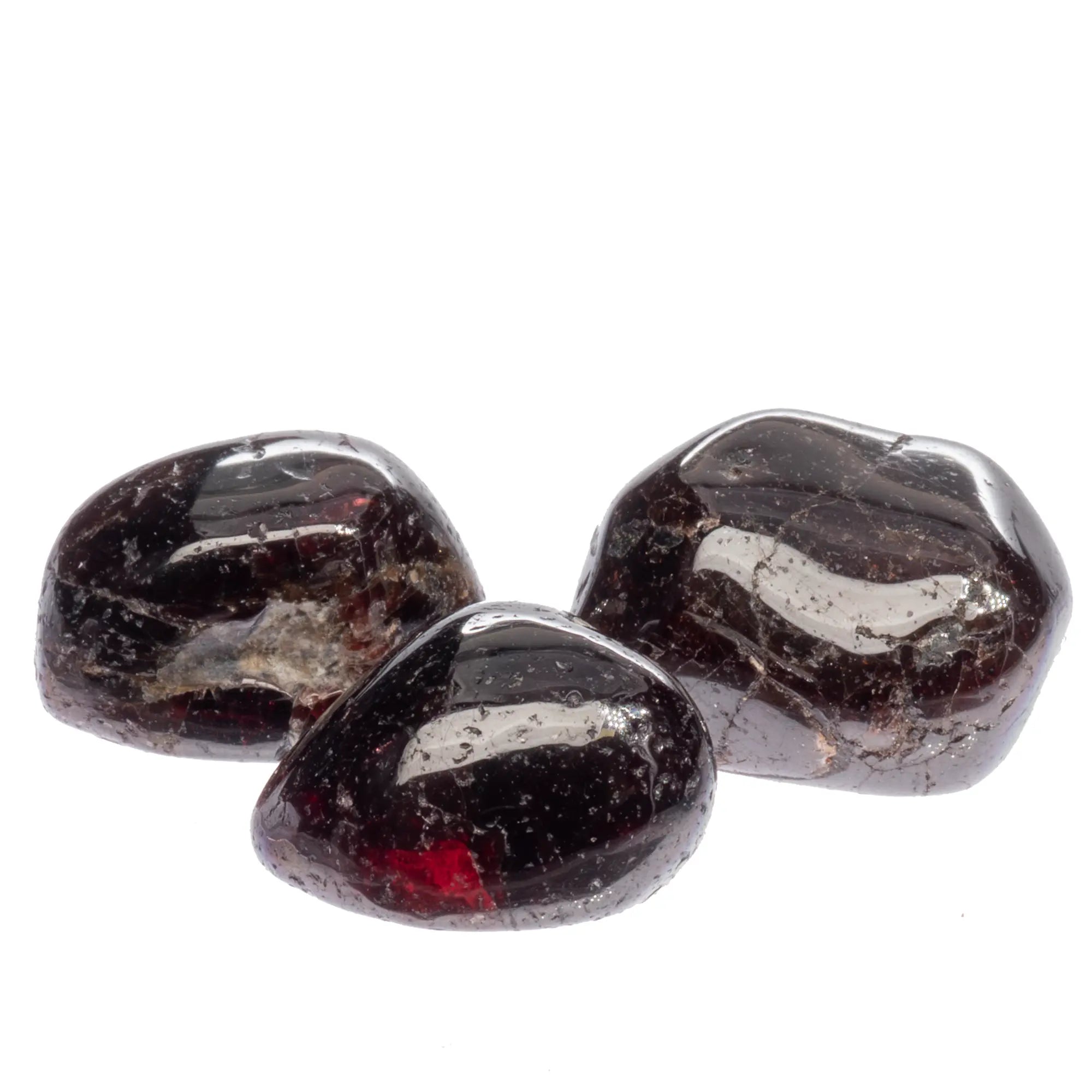 Pierre roulée Grenat almandin - Chine - 2 à 2.5 cm
