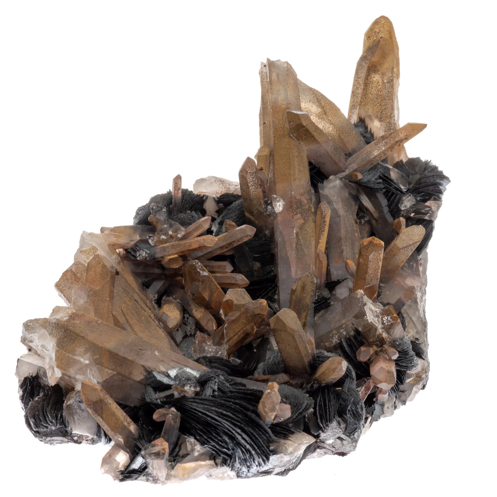 Hématite Spécularite - quartz - Lechang Mine, Chine