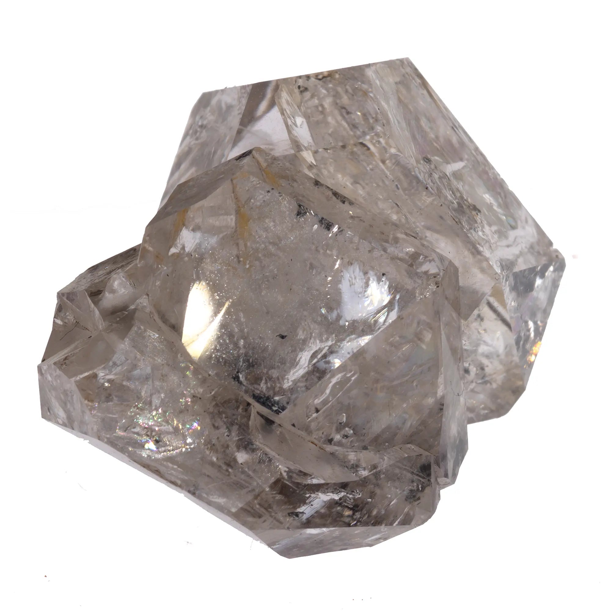 "Diamant de Herkimer" groupe de 4 cristaux