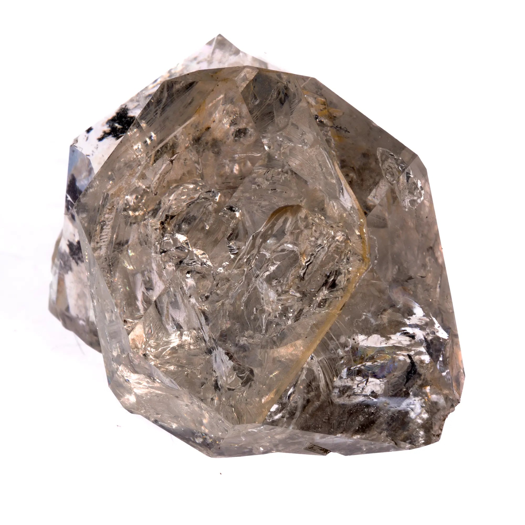 "Diamant de Herkimer" groupe de 4 cristaux