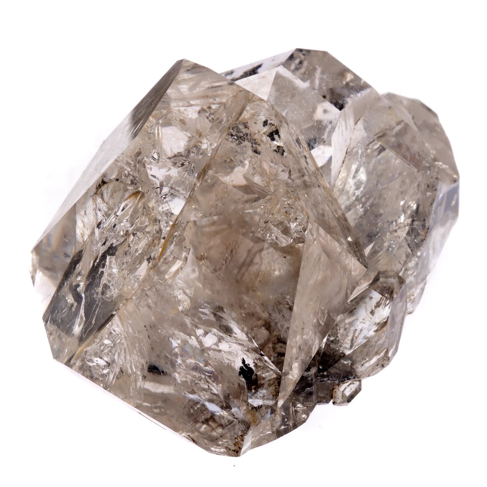 "Diamant de Herkimer" groupe de 4 cristaux