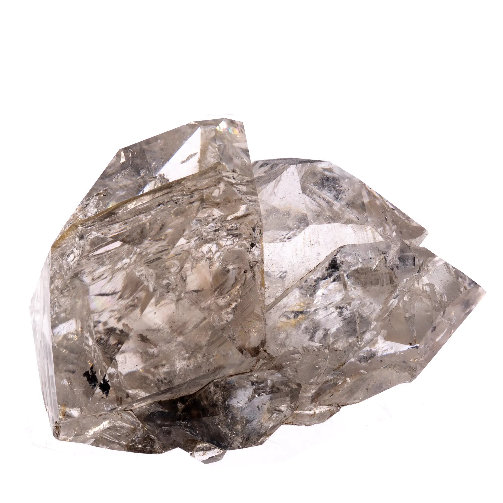 "Diamant de Herkimer" groupe de 4 cristaux