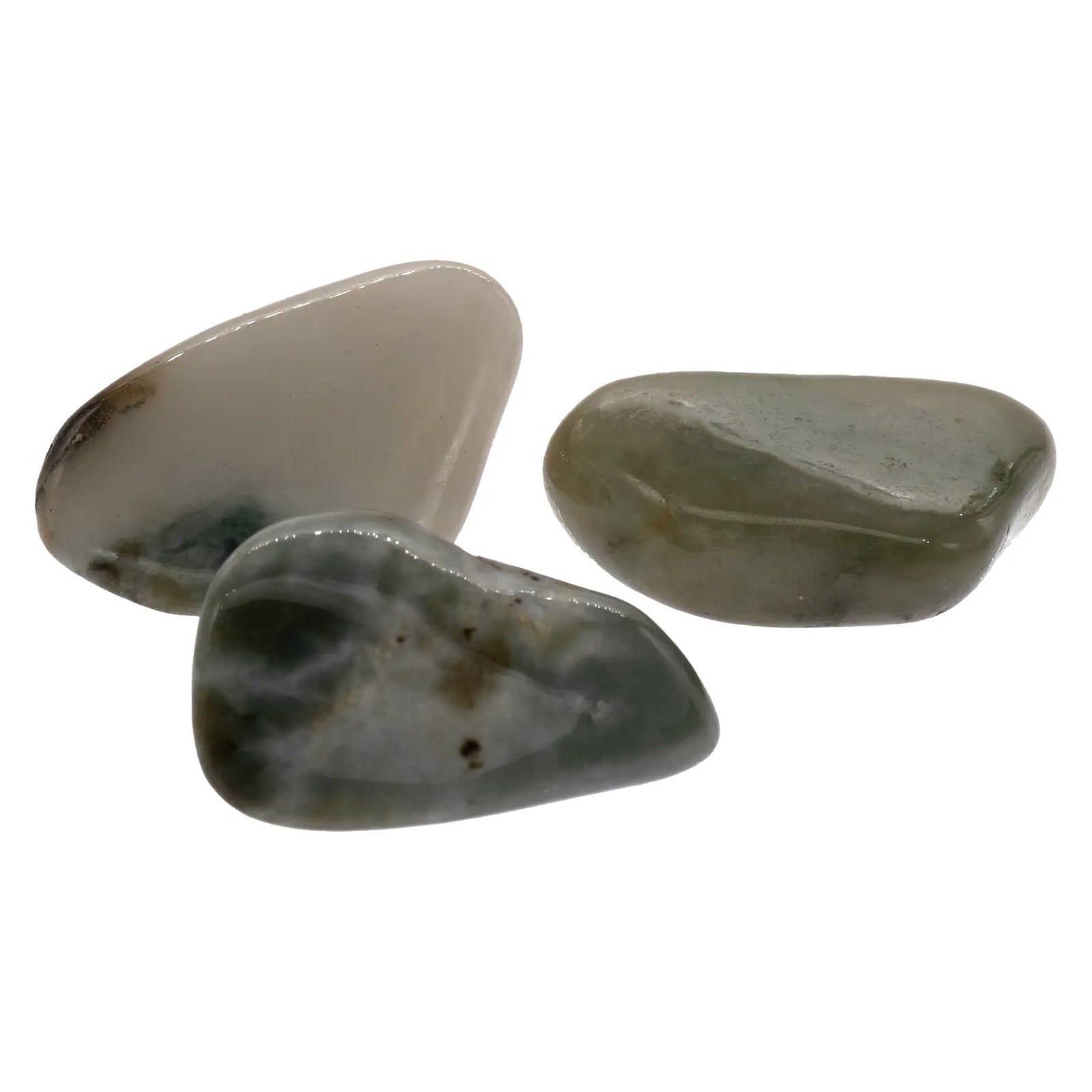 Pierre roulée - Jade jadéite - Birmanie - 2 à 3 cm - Pierre roulée - CRISTAL SOURCES