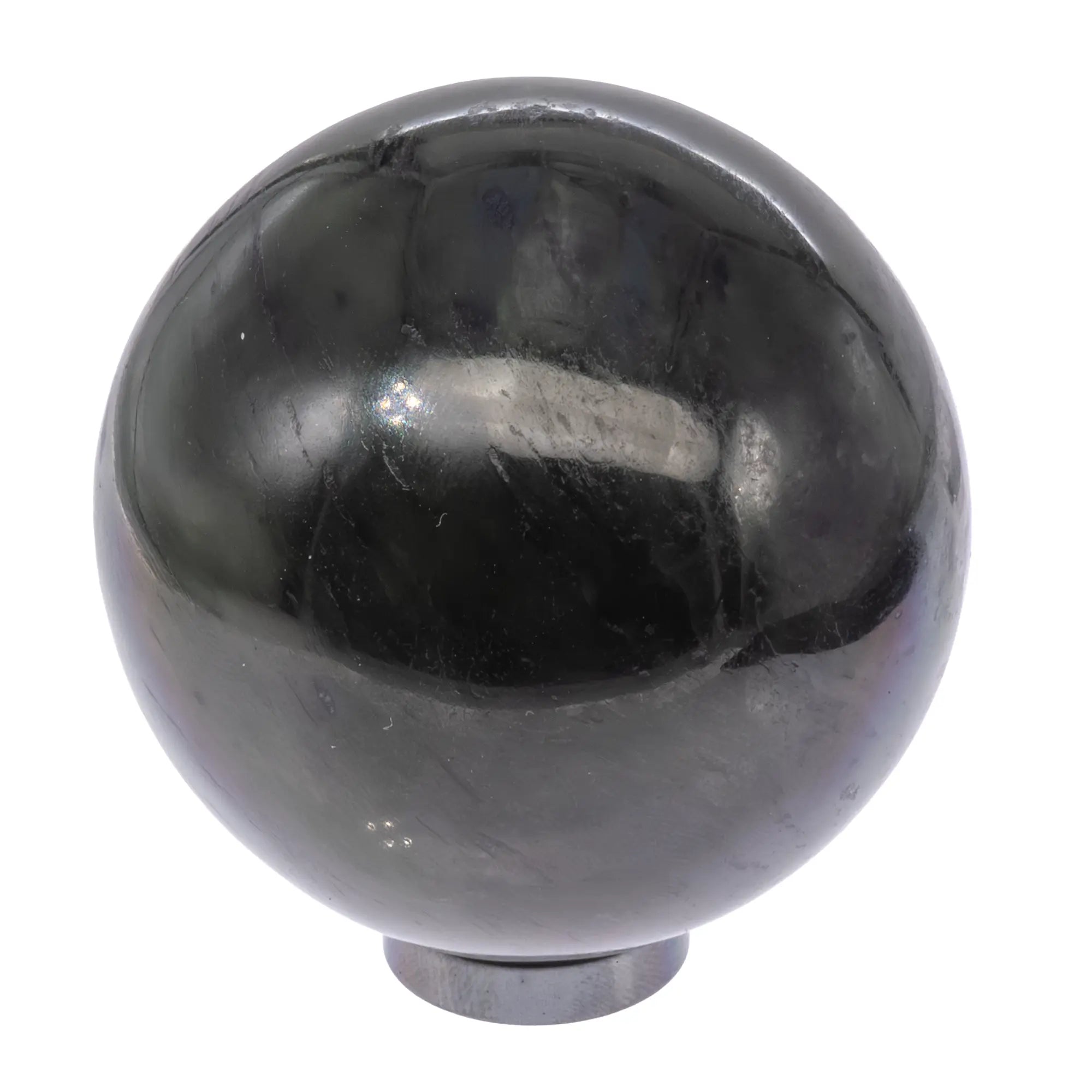 Sphère Jade Néphrite 351g Canada pièce unique collection minéraux vert harmonie