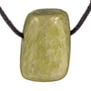 Pendentif jade néphrite - pierre percée - 2 cm - Suisse - CRISTAL SOURCES