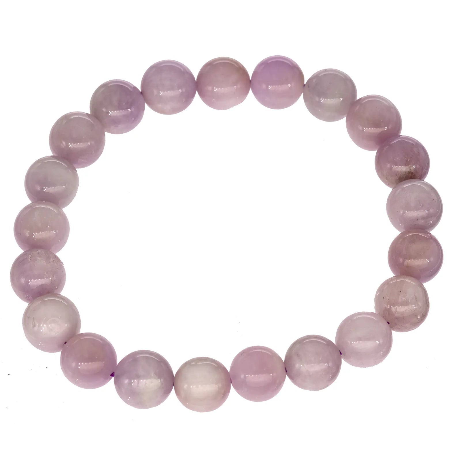 Bracelet Kunzite perle ronde 8mm