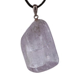 Pendentif kunzite argent - polie - 3,6 cm - CRISTAL SOURCES