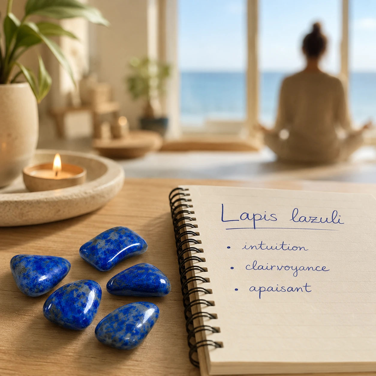Le lapis lazuli est une pierre d'intuition et de clairvoyance