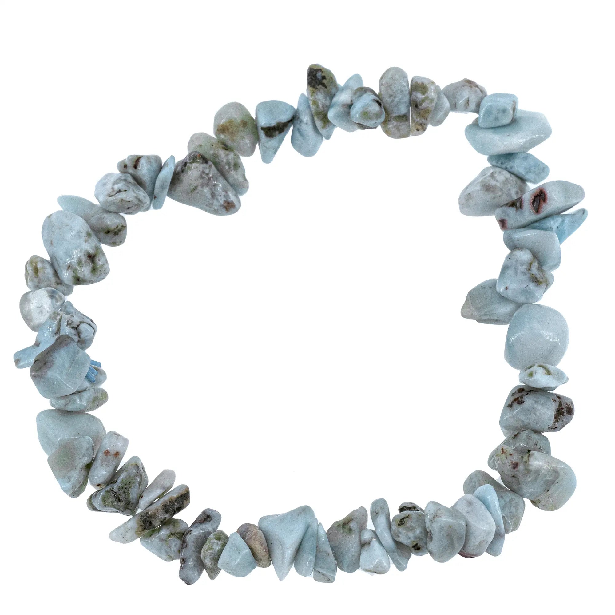 Bracelet Larimar perle baroque  - CRISTAL SOURCES