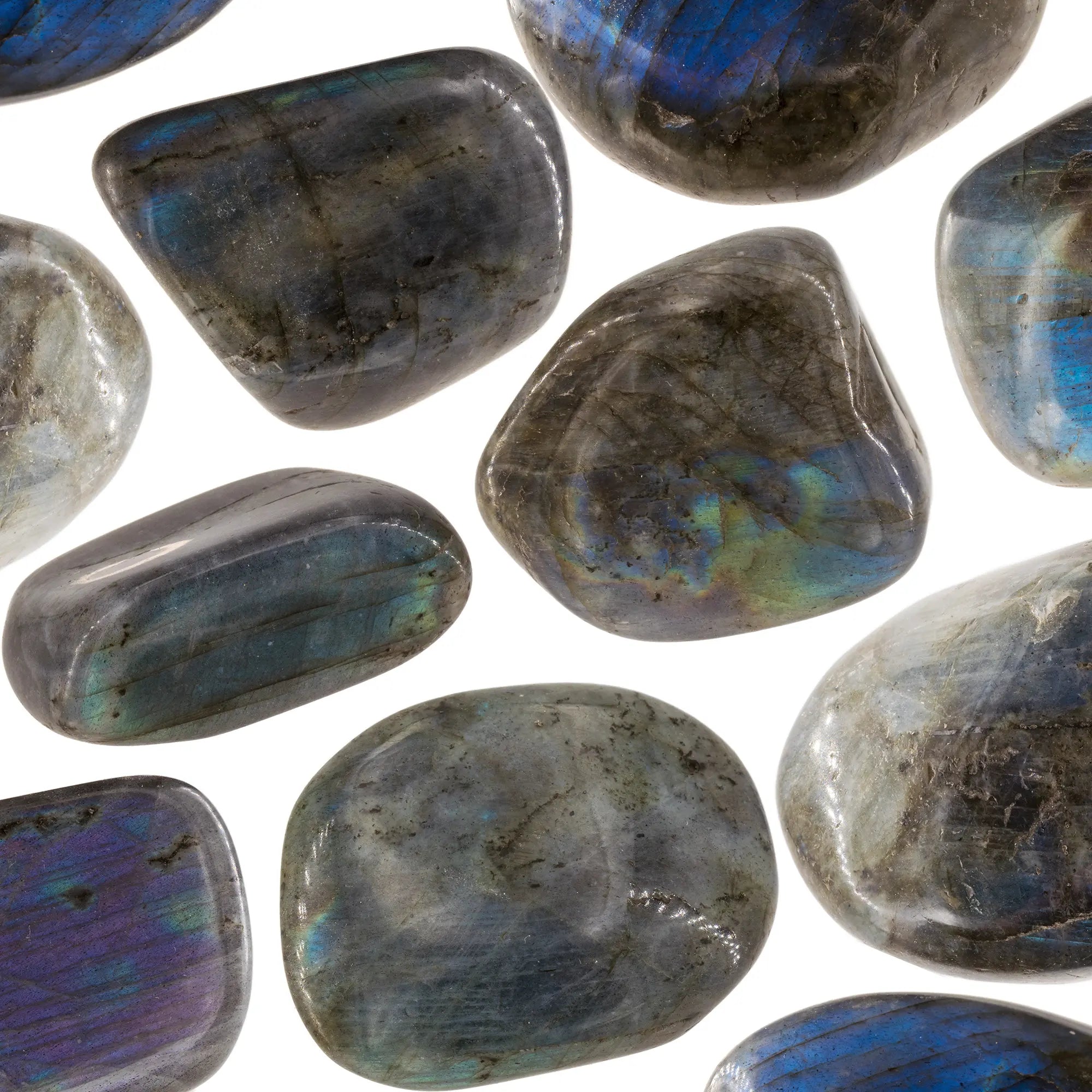 Labradorite - galet poli - 6 à 7 cm - Madagascar - CRISTAL SOURCES