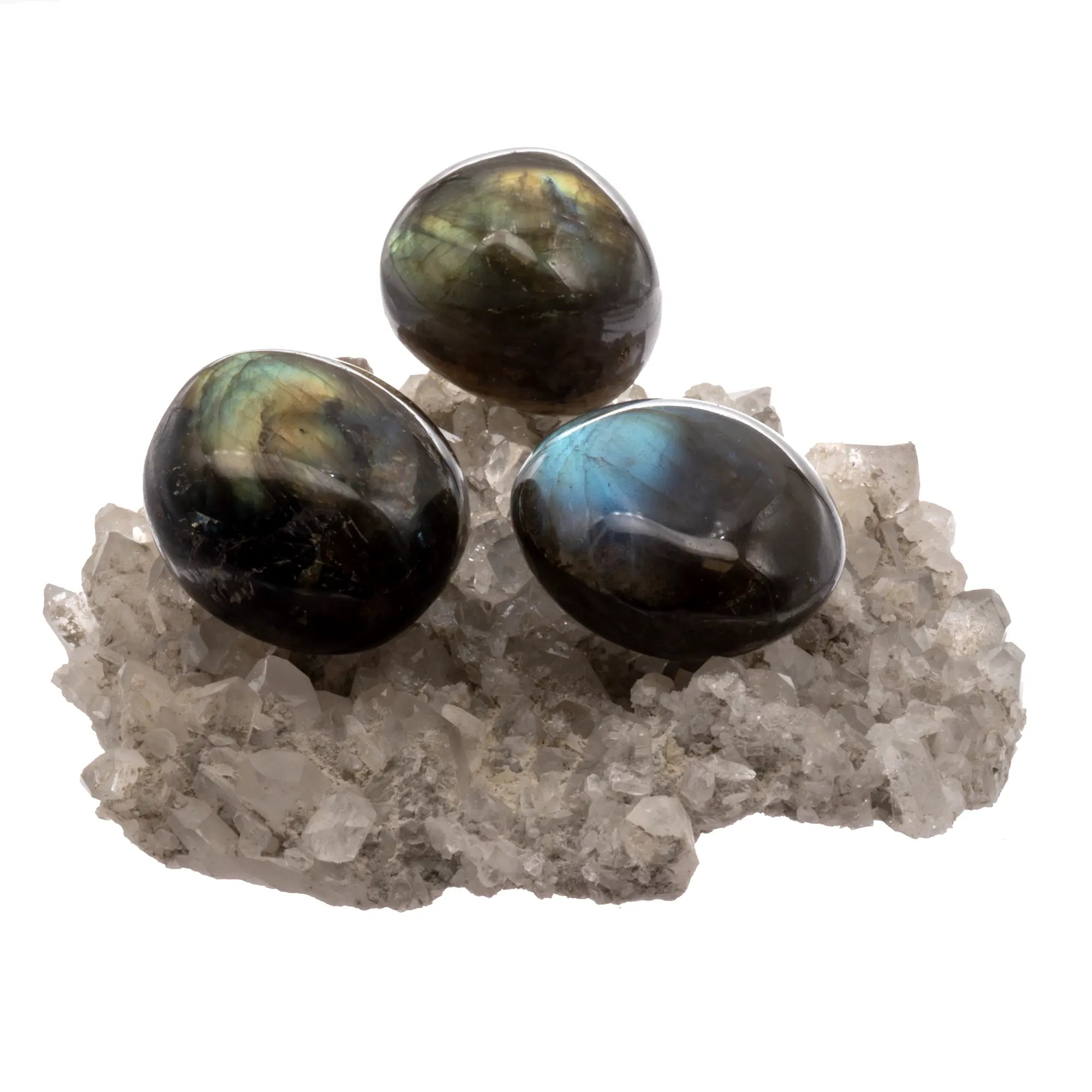 Pierre roulée - Labradorite - Madagascar - 2 à 3 cm - Pierre roulée - CRISTAL SOURCES