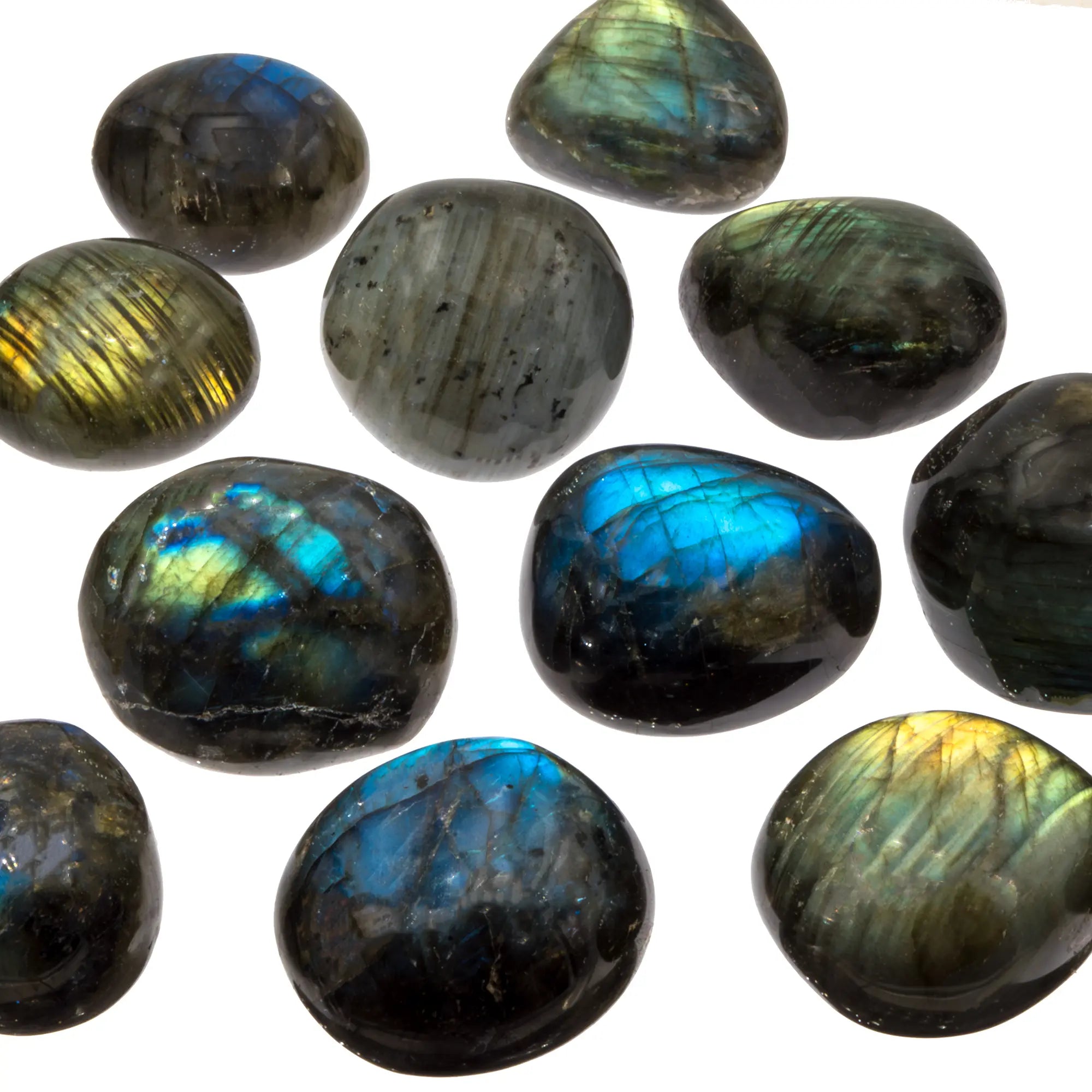 Pierre roulée - Labradorite - Madagascar - 2 à 3 cm - CRISTAL SOURCES