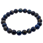 Bracelet Lapis-lazuli perle ronde 8mm  - CRISTAL SOURCES