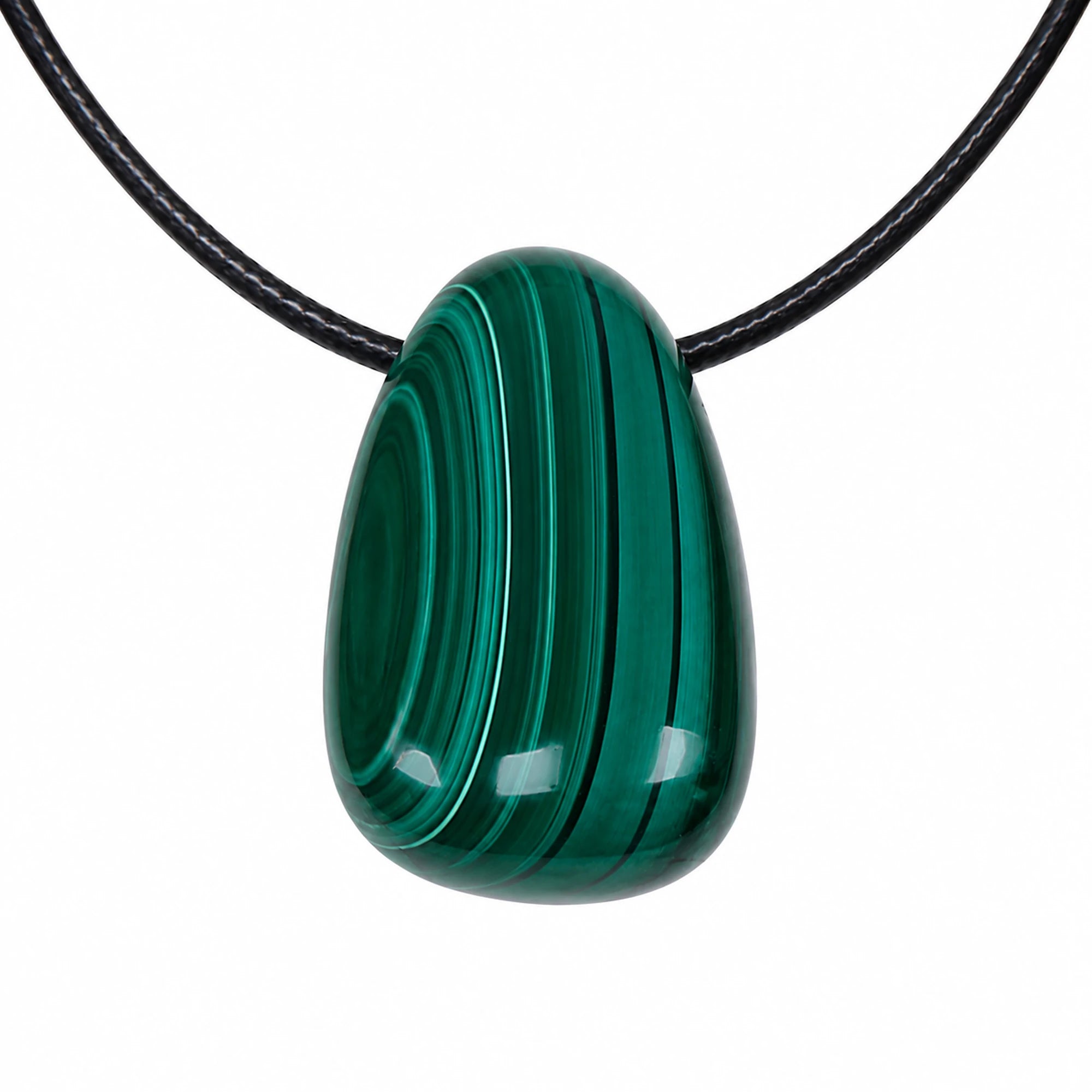 Pierre percée Malachite véritable du Congo