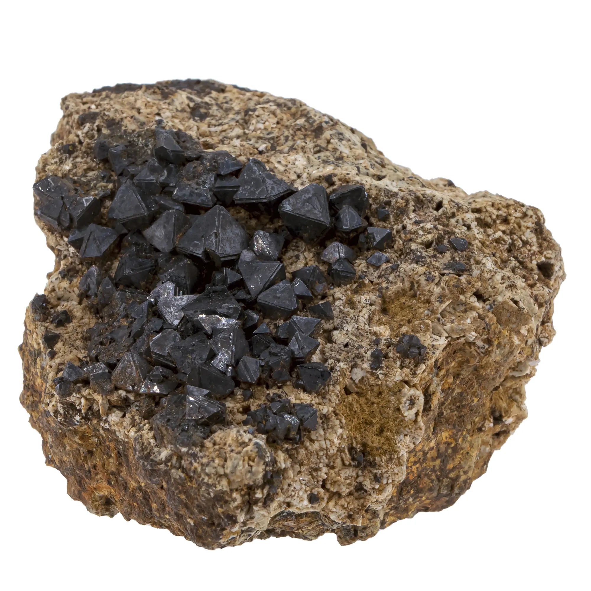 Magnétite brute - feldspath - Maroc - 270gr - CRISTAL SOURCES