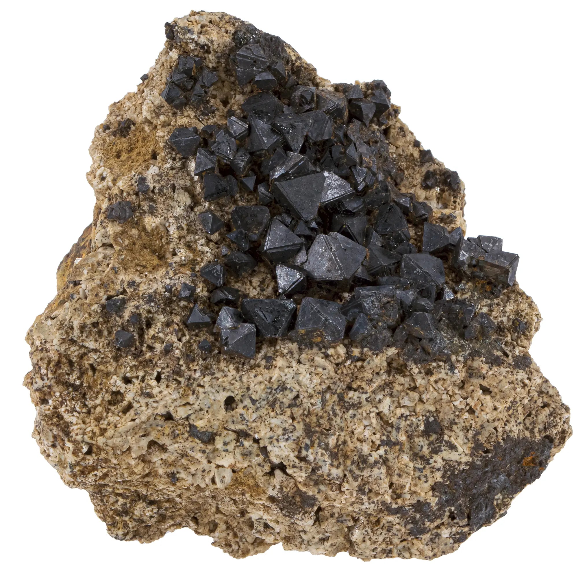 Magnétite brute - feldspath - Maroc - 270gr - CRISTAL SOURCES