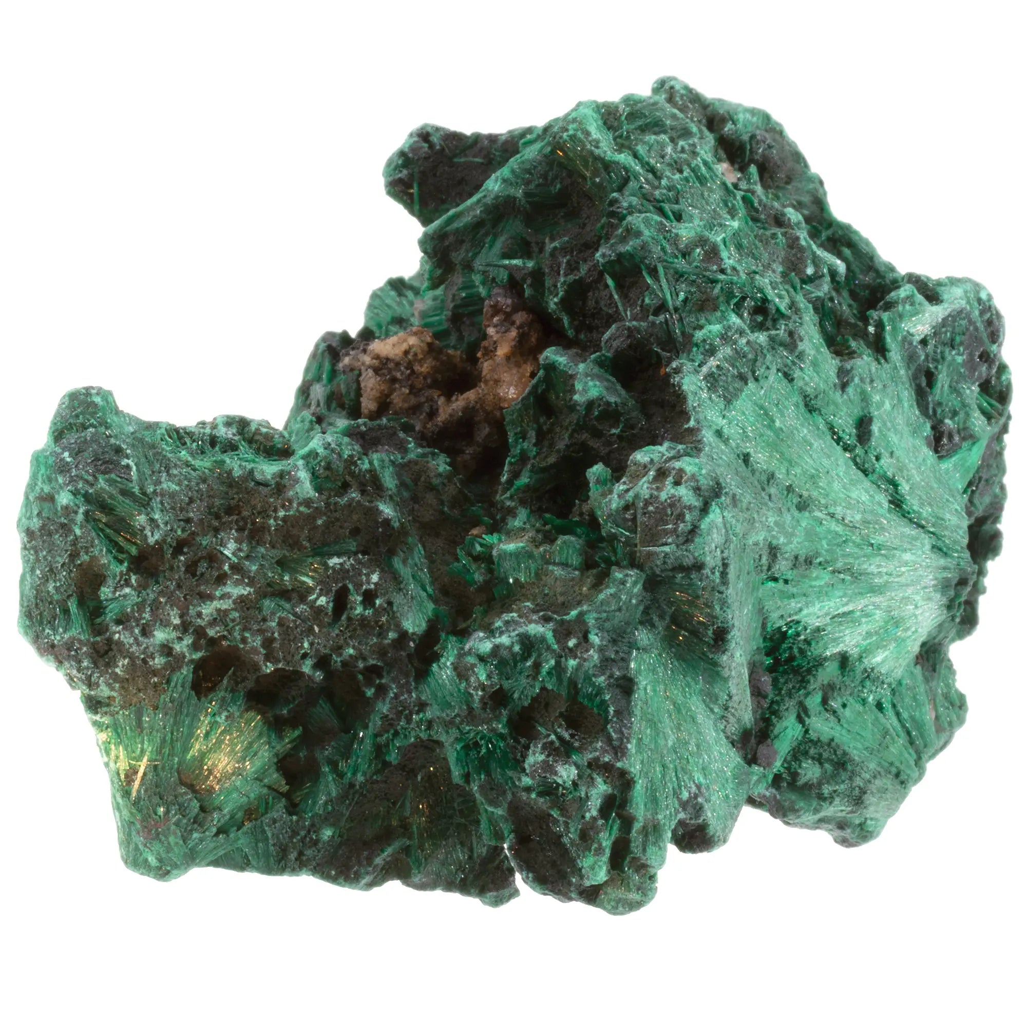 Malachite fibreuse - pierre brute  - CRISTAL SOURCES