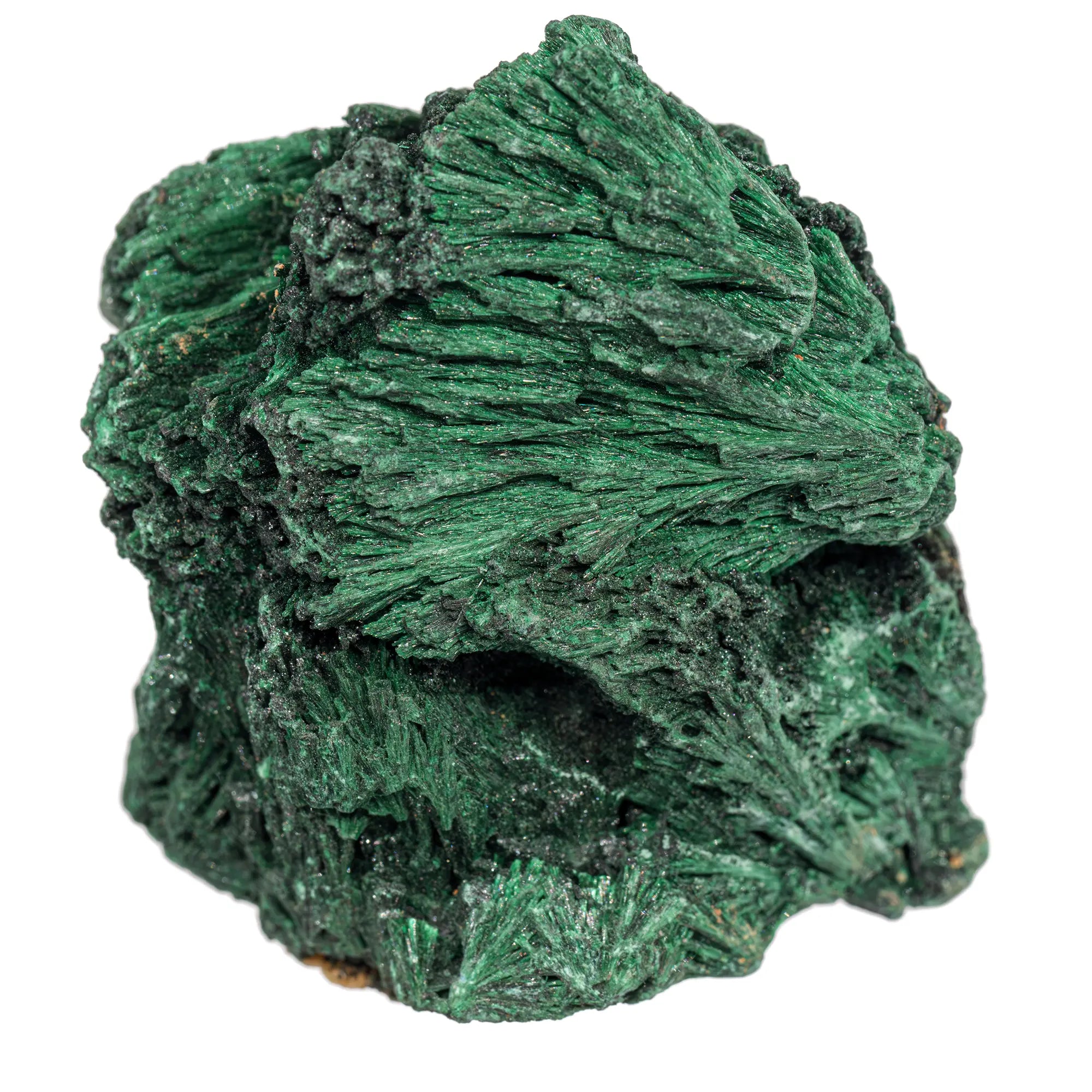 Malachite fibreuse - pierre brute  - CRISTAL SOURCES